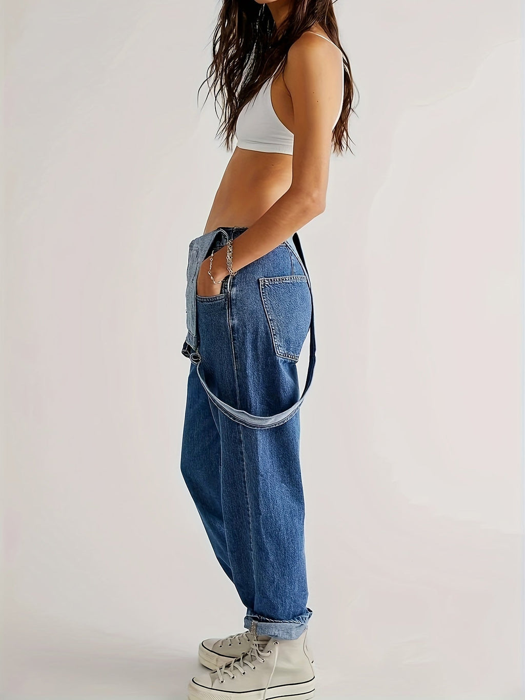 Tuta da donna in denim alla moda | Casual e stijlvol voor lente, zomer e herfst