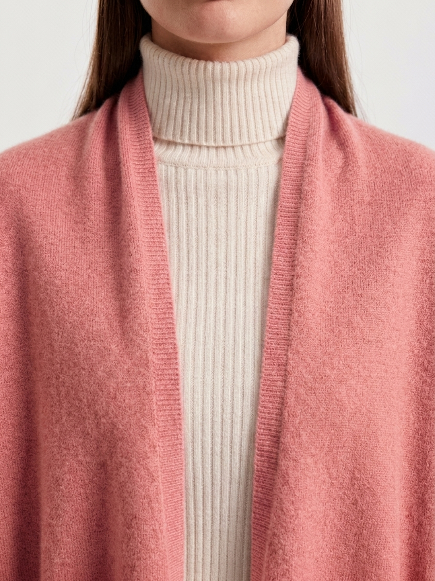 Cosy Wool Wrap - Gilet da donna