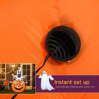 Zucca Gonfiabile Della Decorazione Di Halloween Con I Fantasmi LED