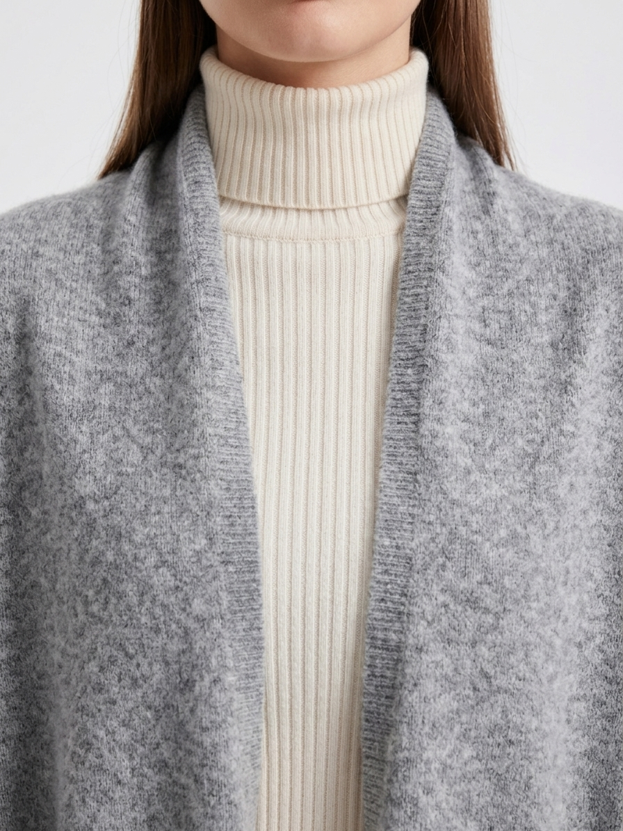 Cosy Wool Wrap - Gilet da donna