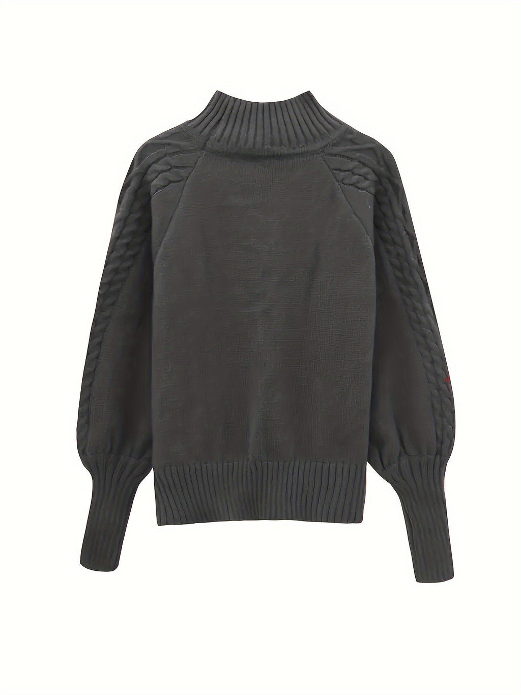 Dames Gebreide Pullover met Halfhoge Kraag | Elegante e confortevole