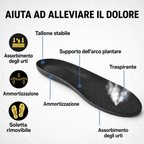 Sneakers ortopediche sportive da uomo con suola di supporto
