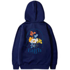 Felpa con cappuccio oversize da donna: vestibilità comoda, poliestere, casual