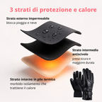 Heated Gloves for Women UK – Guanti invernali termici impermeabili da donna con touch screen e design riscaldato ricaric
