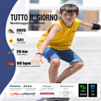 Smartwatch per bambini con GPS, monitoraggio fitness e funzioni per la salute – Viona