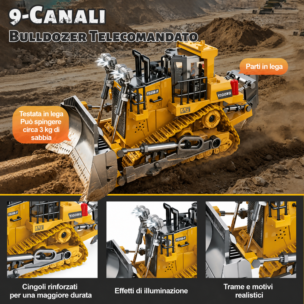 Set di costruzione RC con 4 veicoli