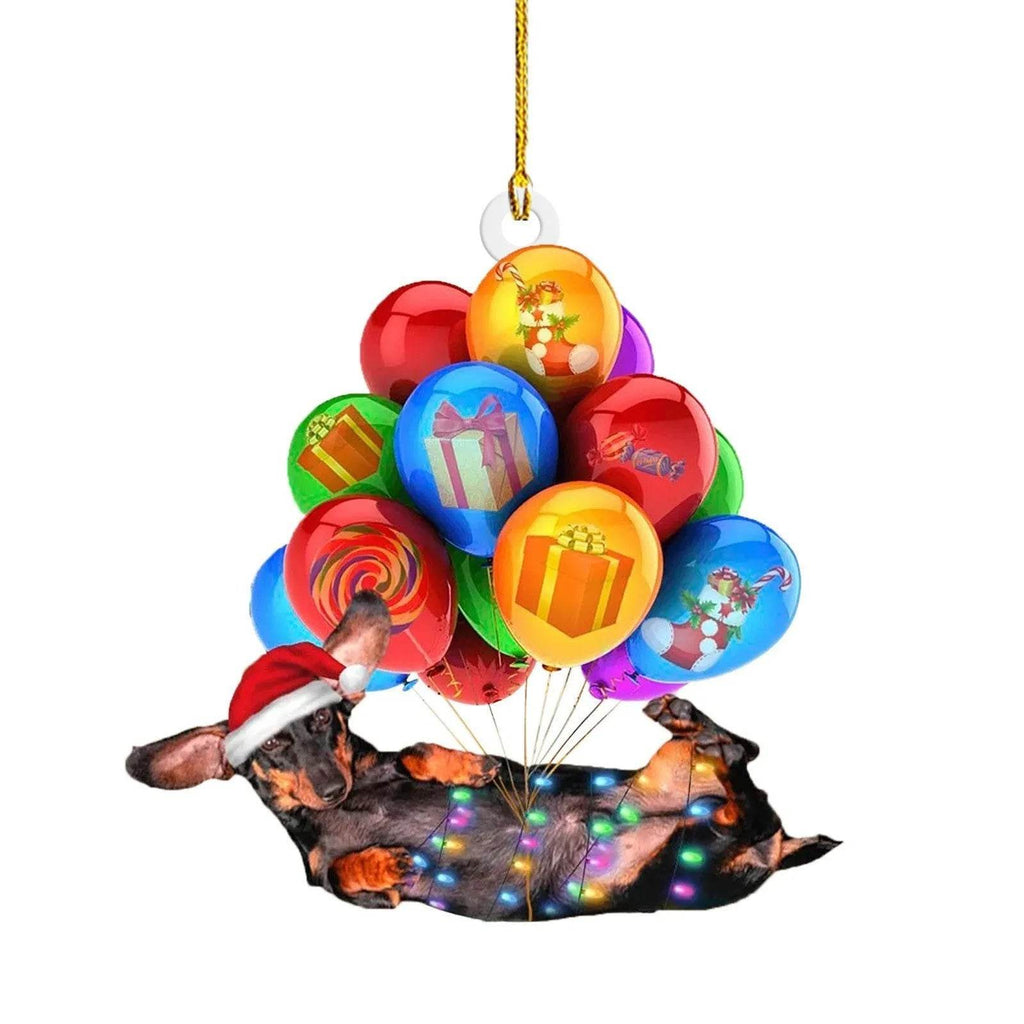 Decorazioni natalizie per cani con salsiccia