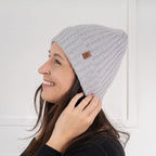 CozyMerino Beanie - Cappello di lusso in lana merino da donna