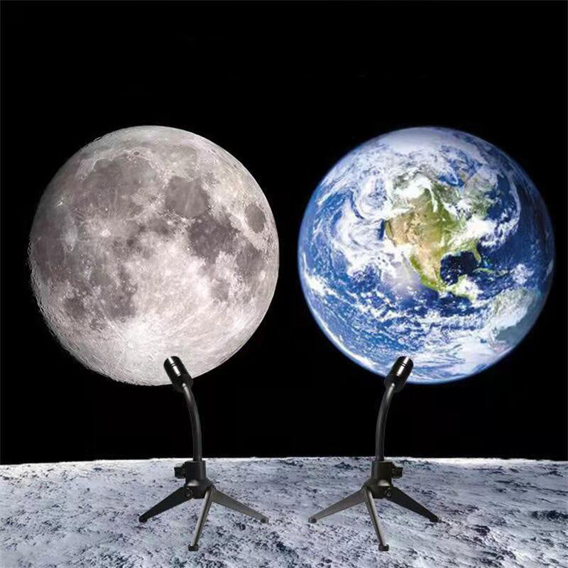 Lampada LED per proiezione Luna Terra