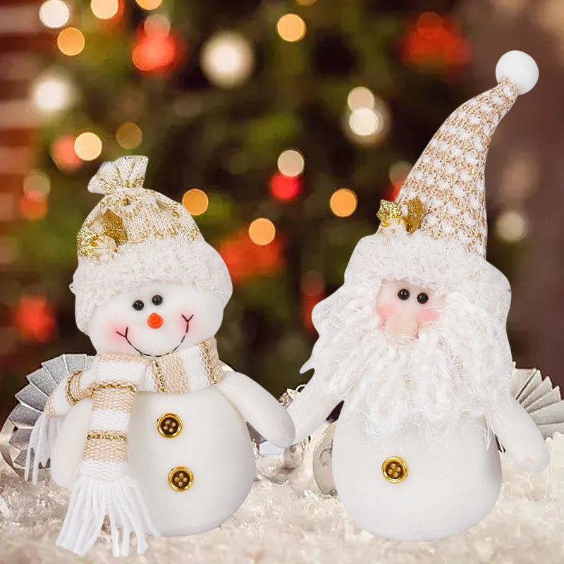 Decorazioni natalizie per pupazzo di neve