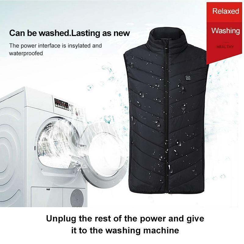 Gilet riscaldato a calore istantaneo