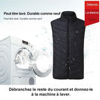 Gilet riscaldato da uomo coibentato