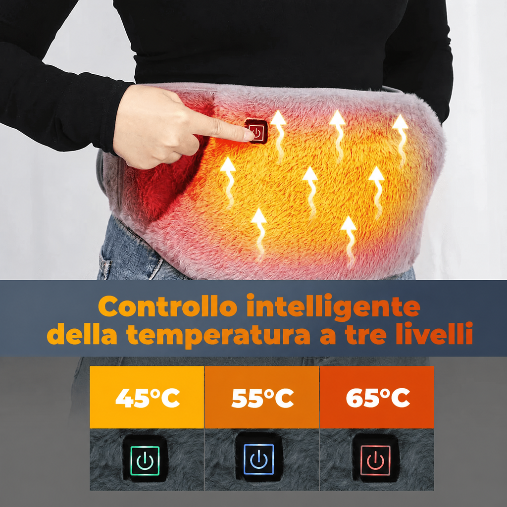 Fascia riscaldante – Scaldapancia per il sollievo dal dolore mestruale