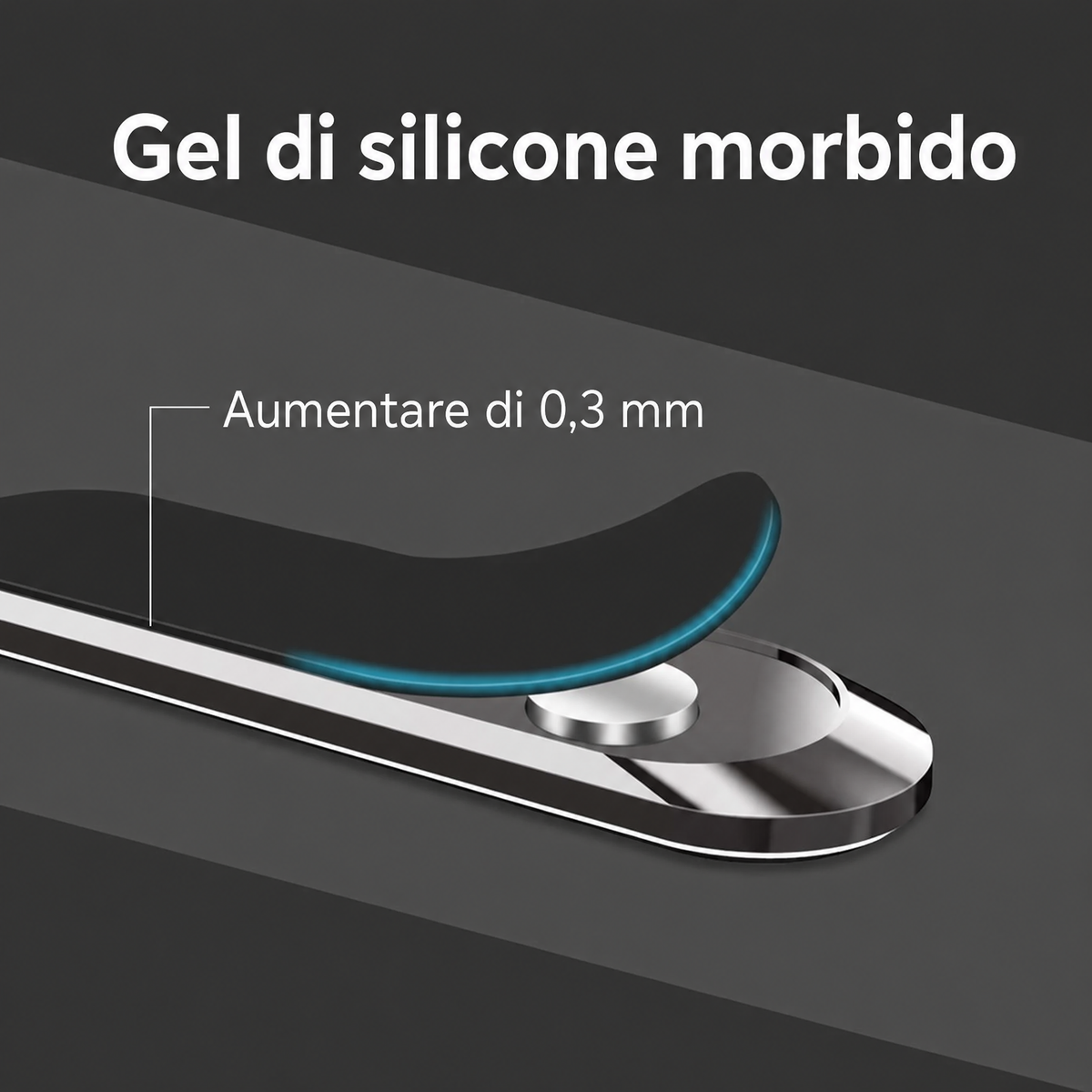 Potente supporto magnetico per telefono - Nessuna foratura necessaria