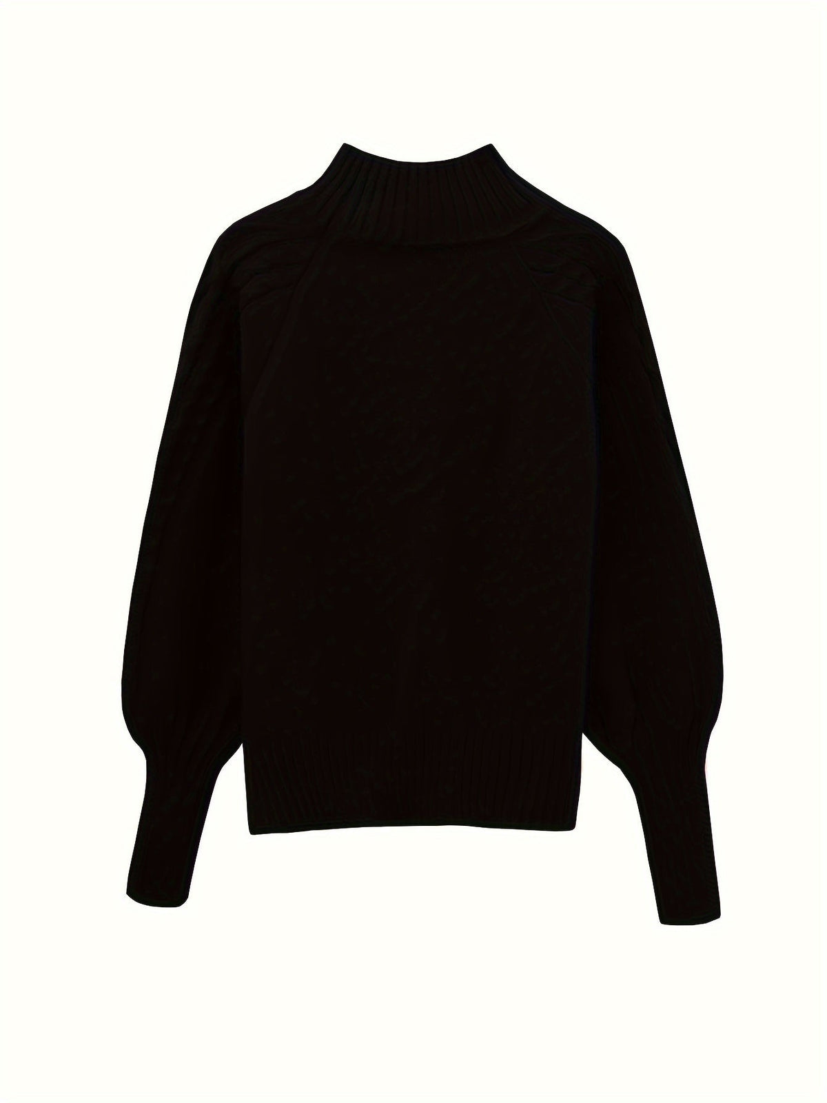 Dames Gebreide Pullover met Halfhoge Kraag | Elegante e confortevole