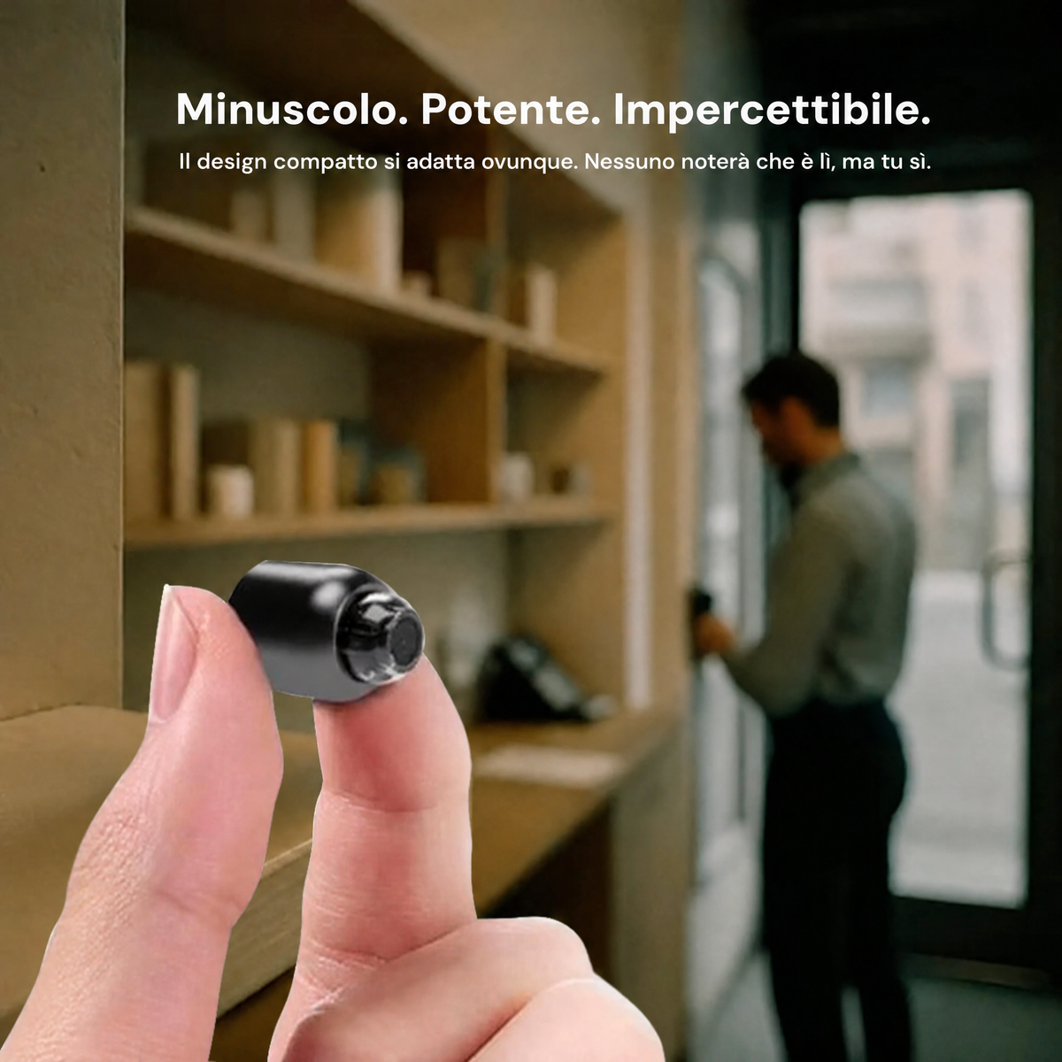 Telecamera wireless discreta con 1080P HD e audio per il monitoraggio