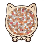 Puzzle con gatti in legno da 135 pezzi