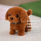 Cane Robot Cucciolo Interattivo di Peluche che Cammina, Abbaia e Scodinzola