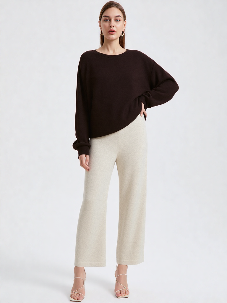 Pantaloni in maglia Maelis