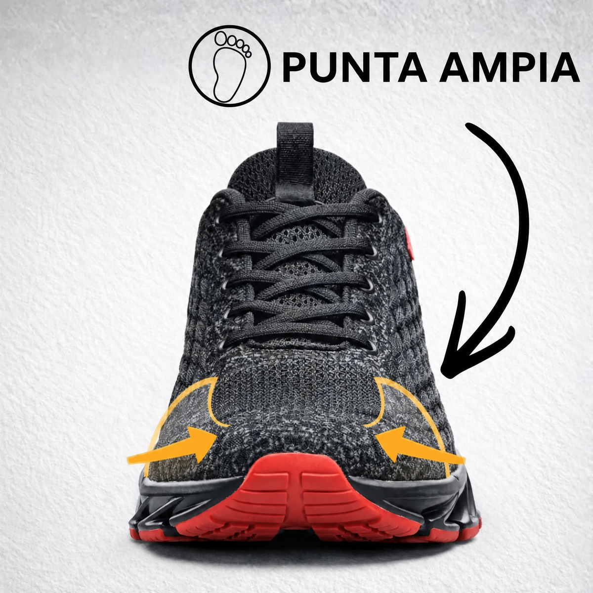 Sneakers ortopediche sportive da uomo con suola di supporto