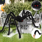 Decorazioni di ragno di Halloween, ragnatela estensibile
