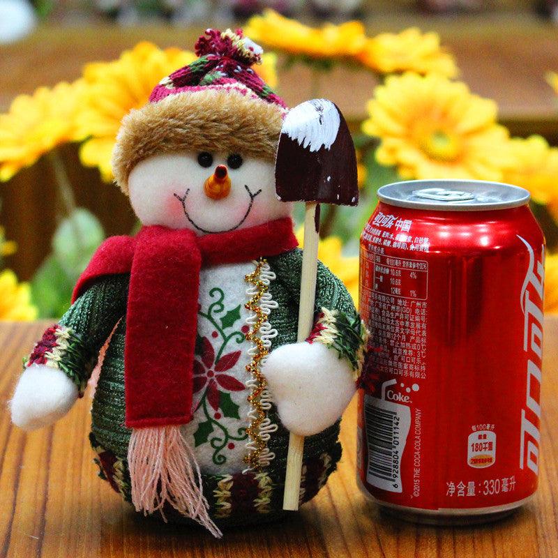 Decorazioni per Natale: un pupazzo di neve, una renna o un vecchio - Realizzate in feltro