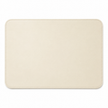 Tappetino da scrivania in pelle sintetica beige, vista frontale