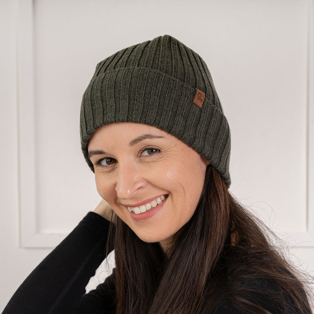 CozyMerino Beanie - Cappello di lusso in lana merino da donna