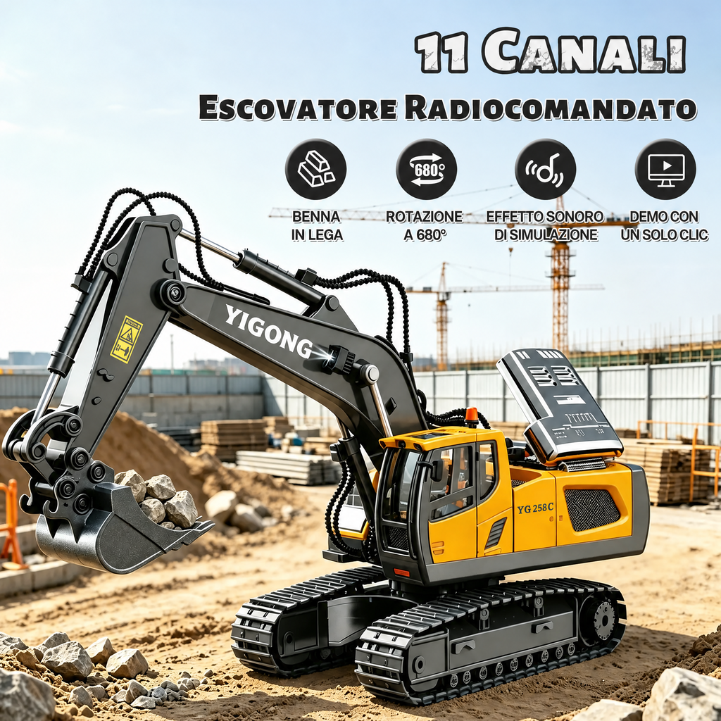 Set di costruzione RC con 4 veicoli