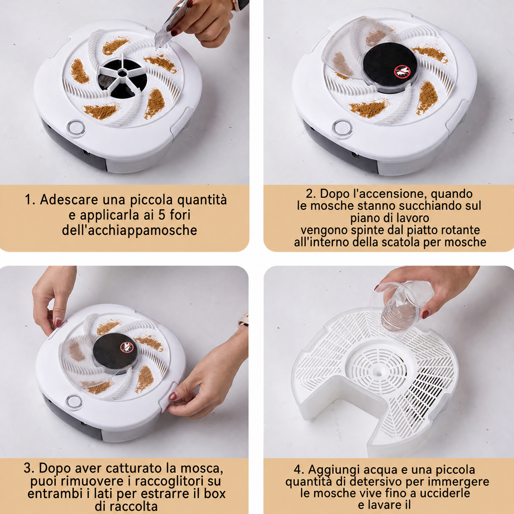 Trappola elettrica per mosche