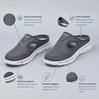 Pantofole ortopediche da uomo slip-on | Calzature