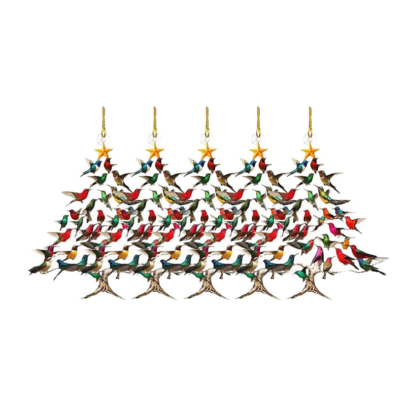 Decorazione natalizia colibrì
