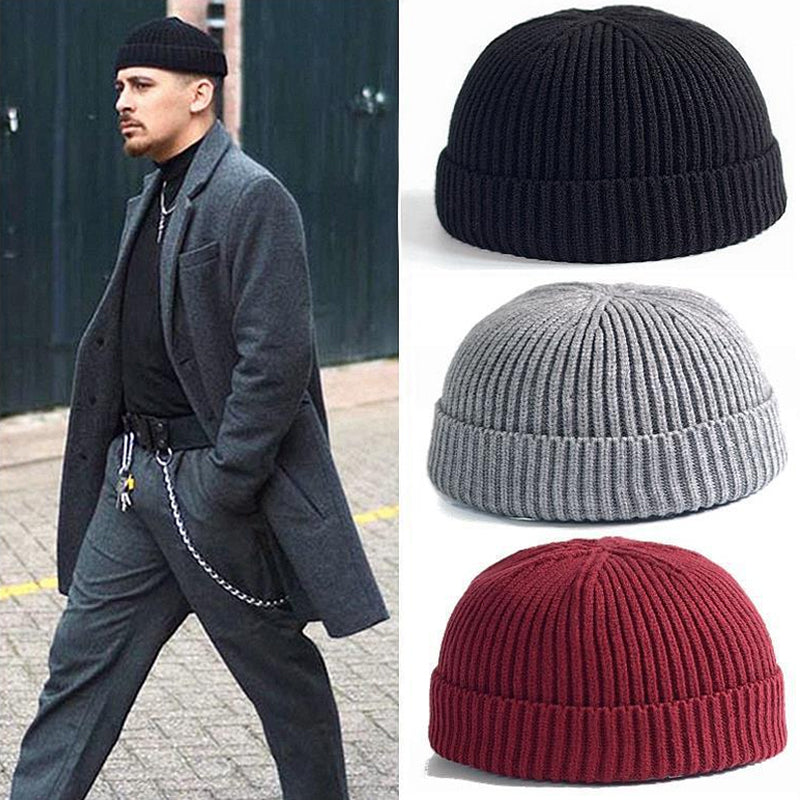 Cappello lavorato a maglia di lana