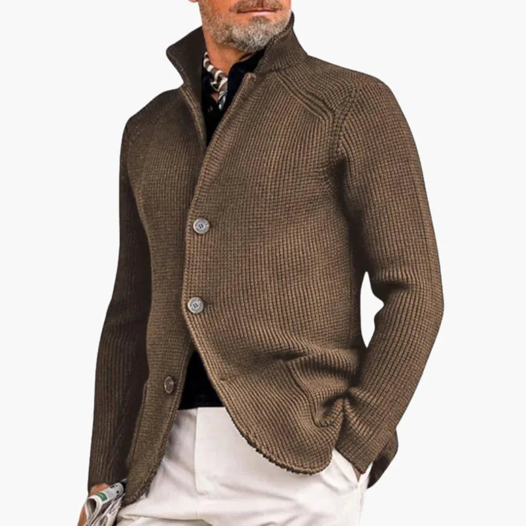 Cardigan personalizzato da uomo in stile elegante e confortevole