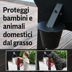 Raccoglitore di grasso per barbecue migliorato