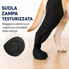 manicotto regolabile per cane per il recupero della zampa posteriore con copripolpastrello - Aiuta a limitare il leccame