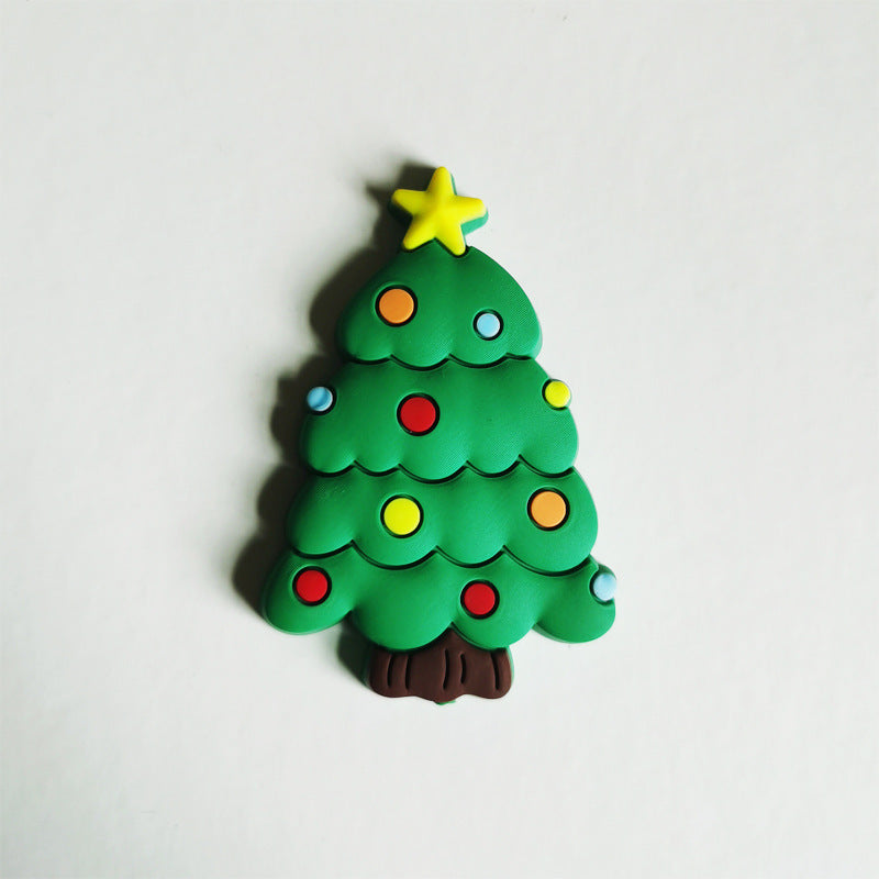 Ornamenti per la decorazione della torta di Natale in plastica morbida