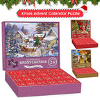 Calendario dell'Avvento con puzzle natalizi da 1000 pezzi - Regalo di Natale