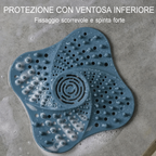 Catturacapelli per Scarico Doccia a Spirale Anti Blocco