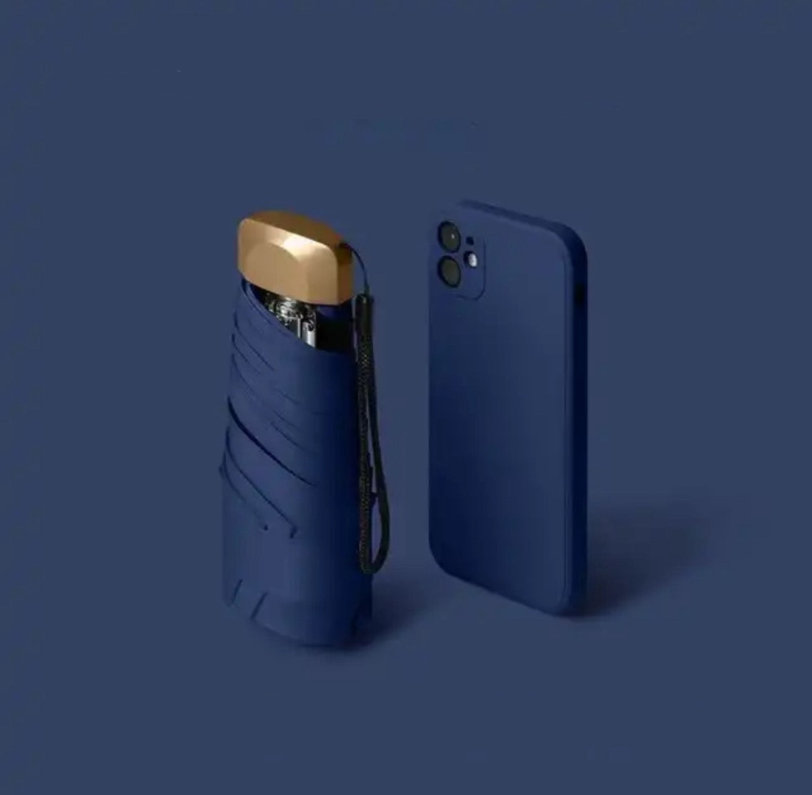 Mini ombrello compatto | Protezione portatile dalla pioggia e dal sole quando sei in movimento