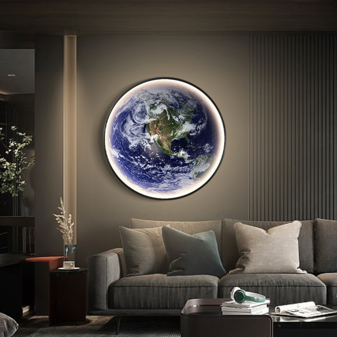 Lampada da Parete LED di Design Luna e Terra