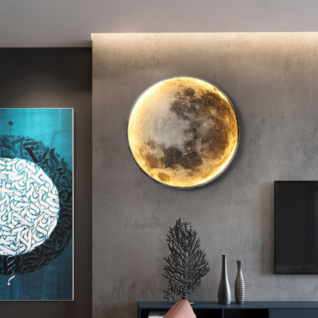 Lampada da Parete LED di Design Luna e Terra