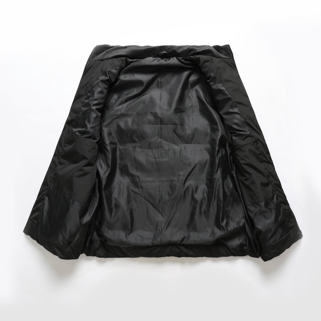 Giacca unisex riscaldata con materiale termico e idrorepellente regolabile