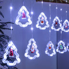 Luci a corda LED PS LED in PVC impermeabile con batteria USB moderna Art Déco per camera da letto
