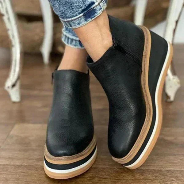 Lussuosi stivali in pelle da donna con tacco medio-alto per un comfort che dura tutto il giorno e uno stile classico