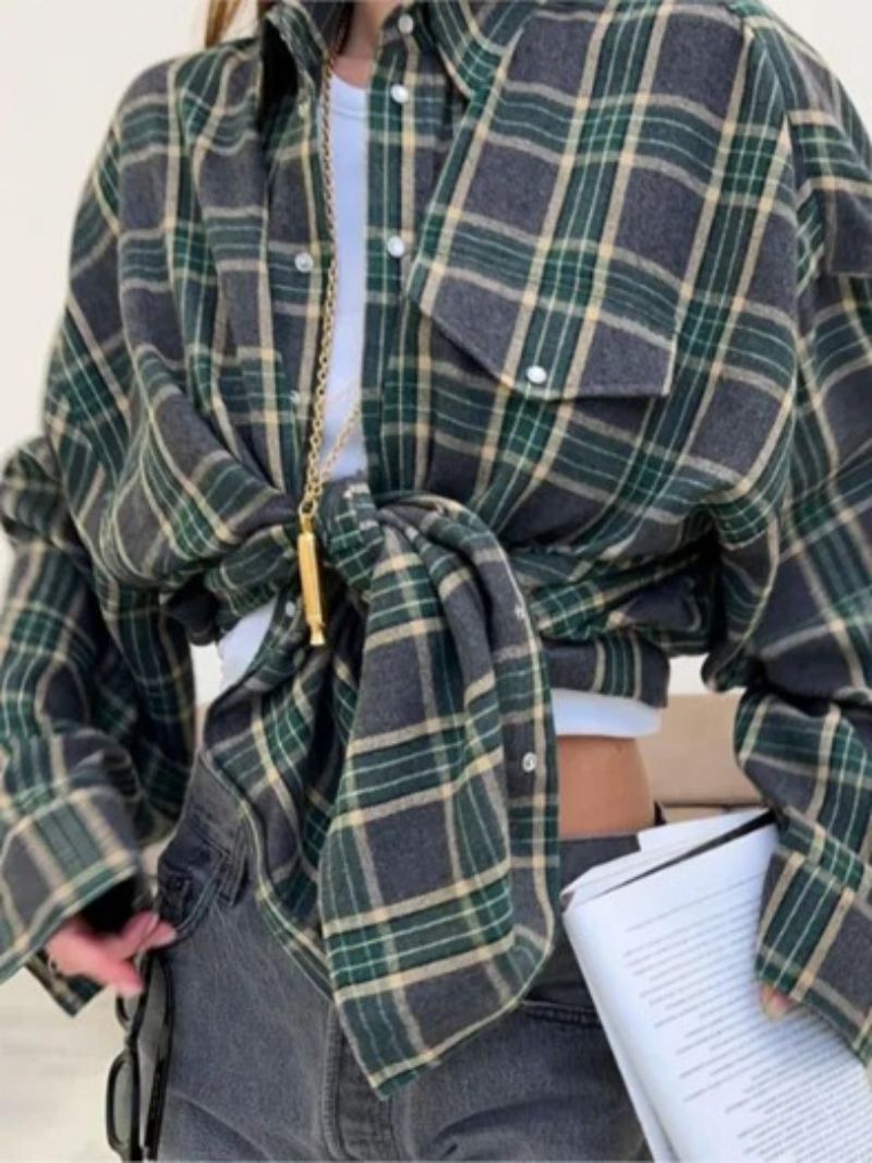 Camicia oversize in flanella da donna traspirante | vestibilità comoda, cotone morbido, da indossare tutti i giorni