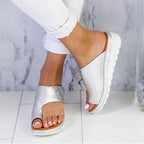 Pantofole ortopediche da donna con Voetbed Zwart Geel Zilver Goud Hallux Correctie Zomer Comfort