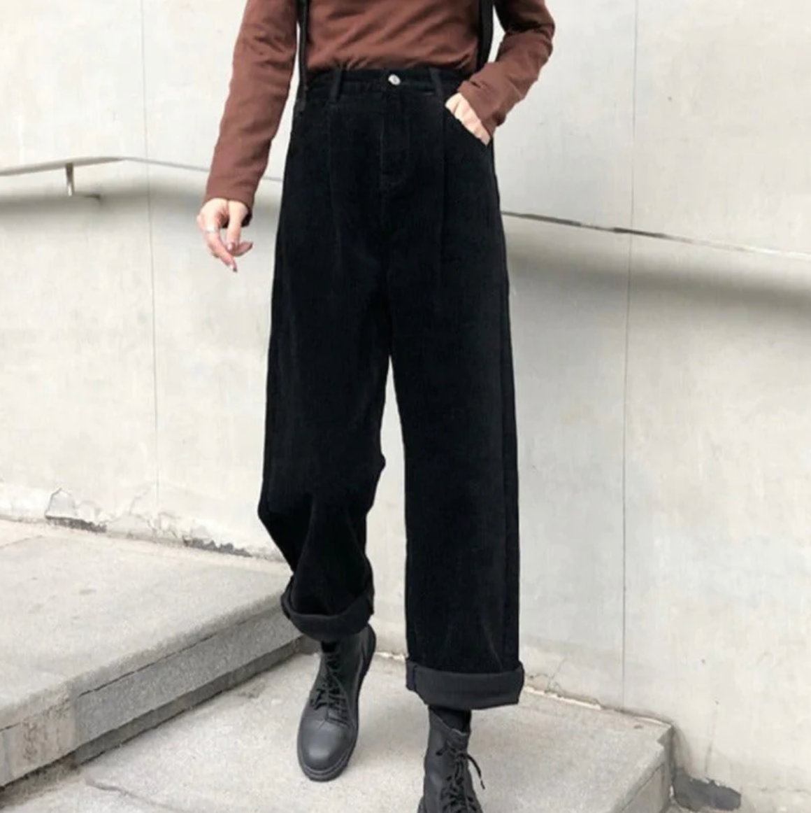 Pantaloni di velluto a coste da uomo traspiranti | vestibilità comoda, tessuto resistente, per abbigliamento casual