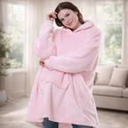 Damen Kuschel Felpa con cappuccio Decke Oversize Warm Lang Alltag