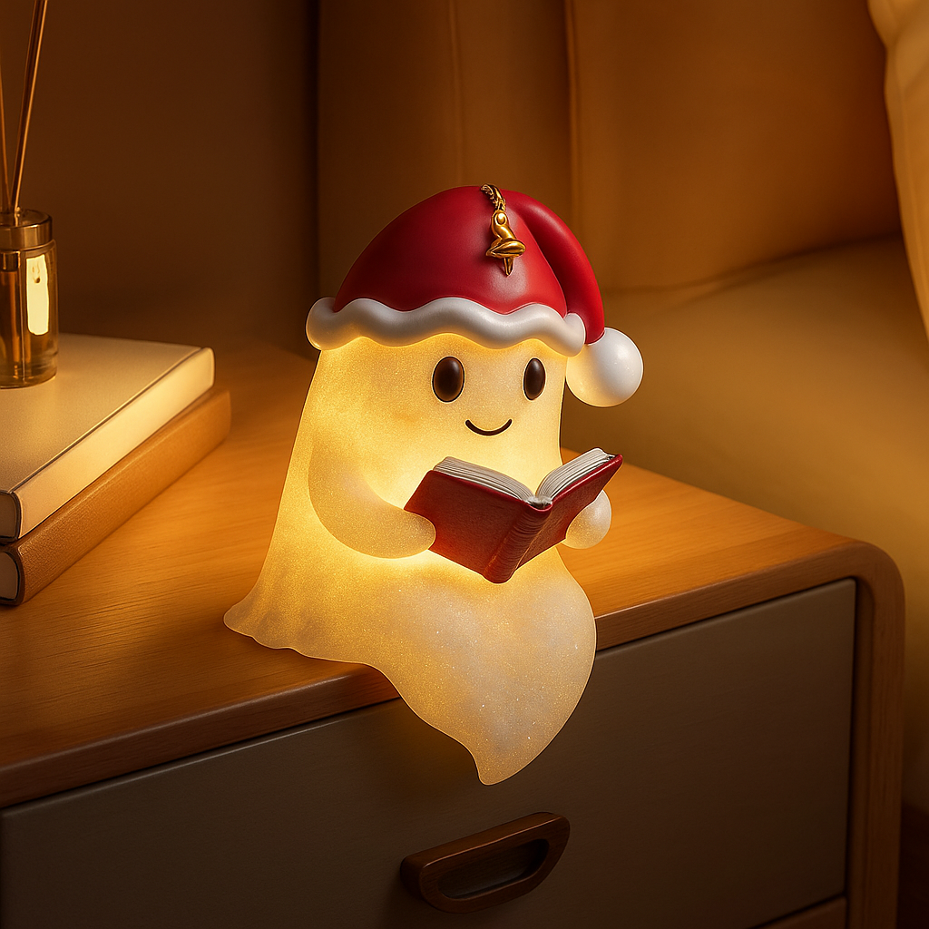 FantasmaGlow | Decorazione a luce calda dello spirito natalizio per decorazioni festive